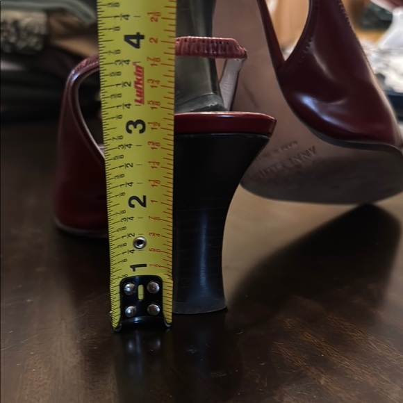 Anne Klein Red Slingback Heels - Picture 7 of 12